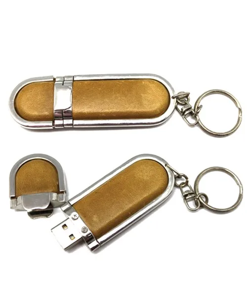 

New Arrival Free Logo Leather Product Flash Drive Usb 2.0 Memoria Usb 1Gb