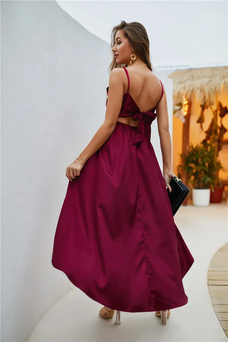 Dovetail Prom Club Dress Dinner Dress Tunic Strap Front Short Back Long Party Evening Dress for Women Sexy Fashion Elegant