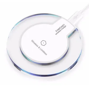 hot fast mobile phone fantasy qi pad Crystal universal magnetic wireless charger