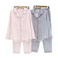 

Woman Pajamas Sleepwear Cotton Loungewear Homewear Pyjamas Women 2 Pieces Lingerie Pijamas