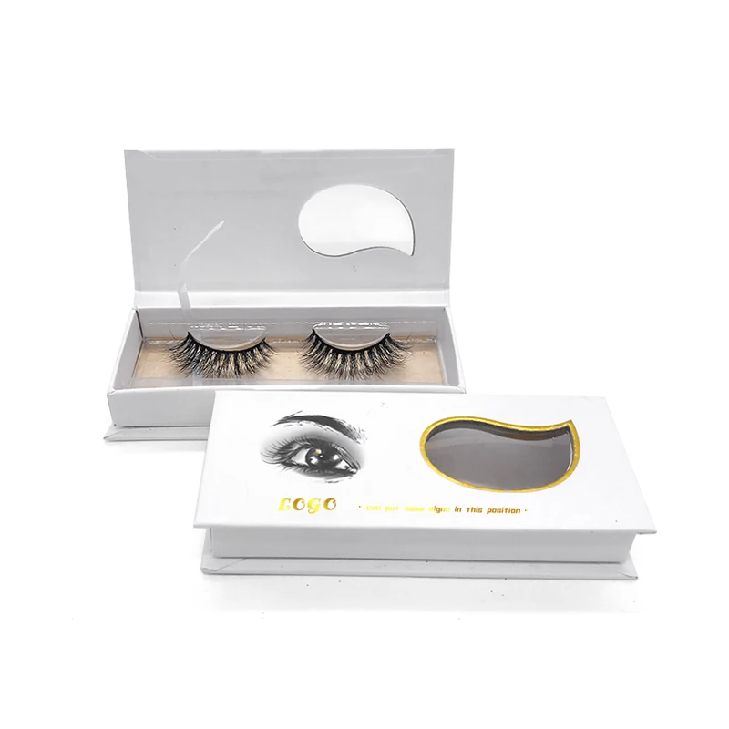

SY Customize Logo luxury white mink false eyelash packaging box custom, N/a
