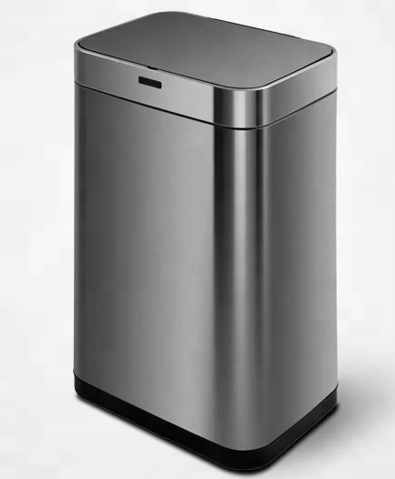 15 Gallon office smart bin automatic dustbin sensor trash can