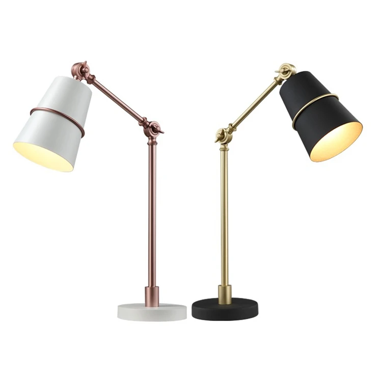 Modern Bangladesh Decorate Replica Iron White Rose Table Lamp E14 Led