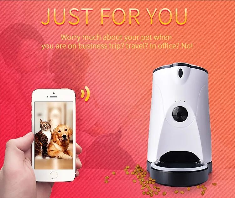 Automatic Pet Feeder Camera Android Ios Mobile Contlled Ip Camera Buy