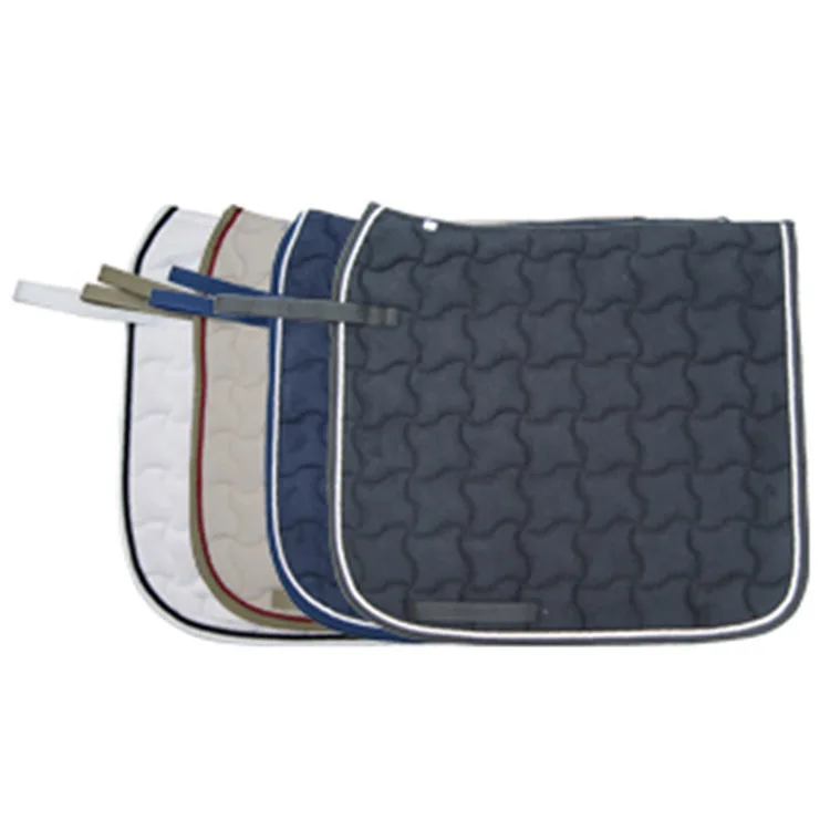 
Polycotton square quilted Dressage All Purpose Saddle Pad 