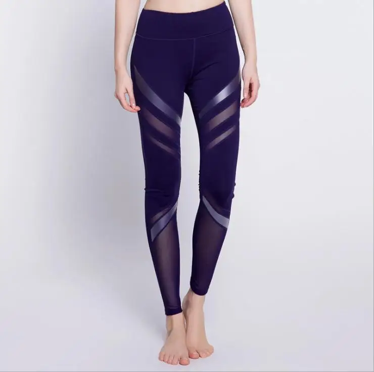 

High quality 2018 New Yoga Sports Leggings for Women, Black navy blue