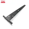 Customized Black Finish Flat Head Tee Shape Hinge Door used