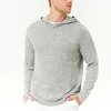 spring street style mens sports cotton knit Gris hoodies