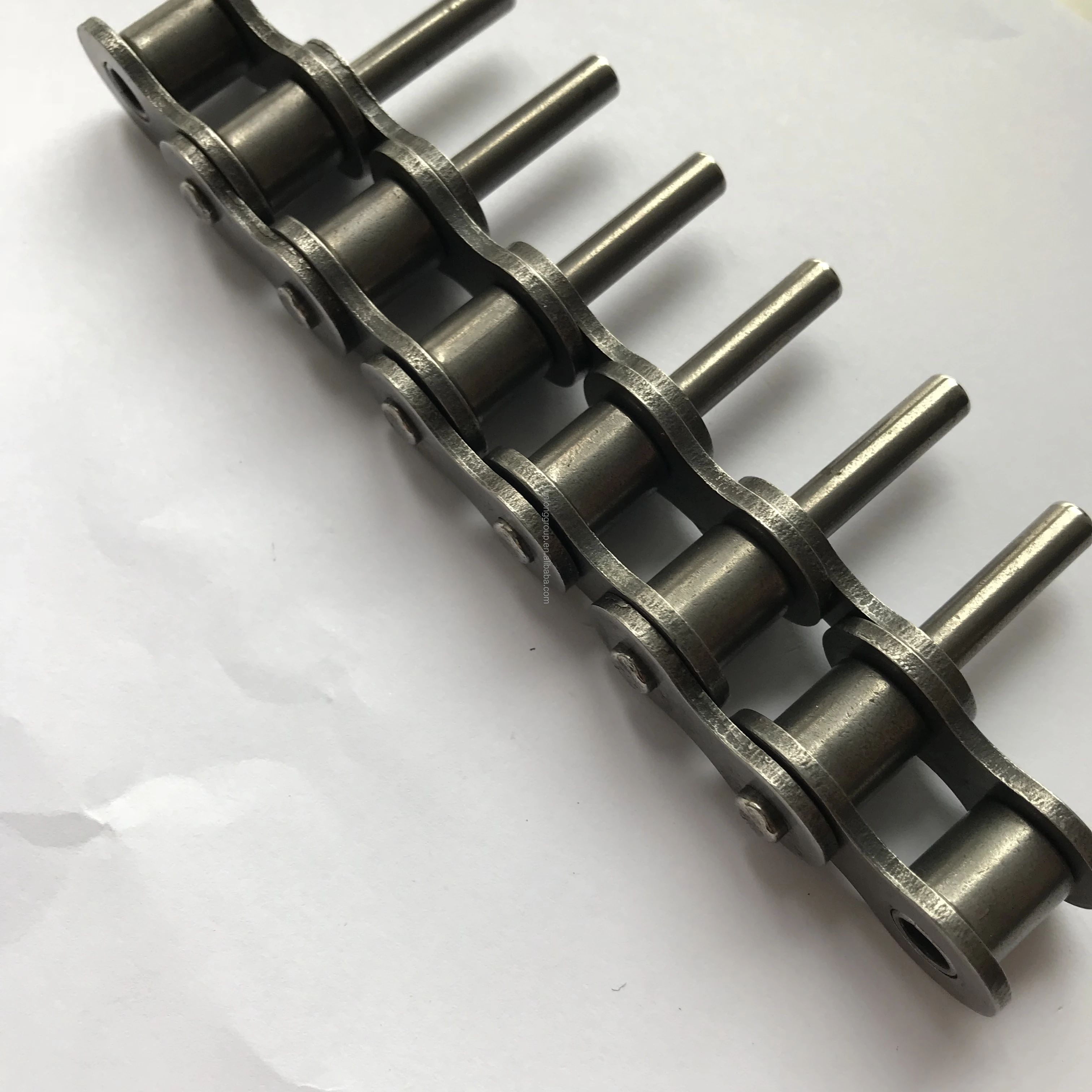 Steel 60 Roller Chain With Extended Pin 25mm Transmission Roller Chain