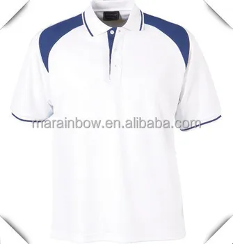 white golf polo shirt