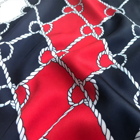 
Custom Pattern Sublimation Prints Fashion Show Dress Fabric 