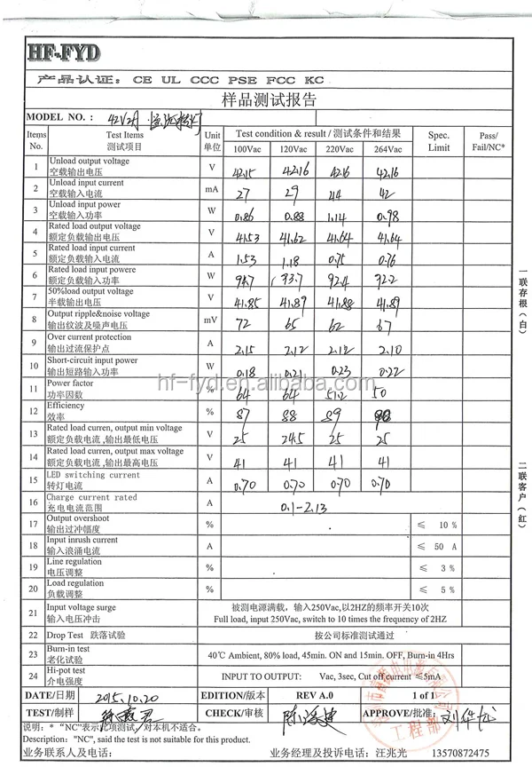 HF-FYD FY-4202000 42v 2a li-ion battery charger 36v li-ion ebike battery charger