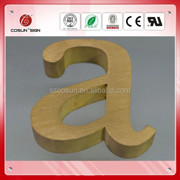 Engraved Brass Letters,Solid Letters,Brass Door Number Plates And