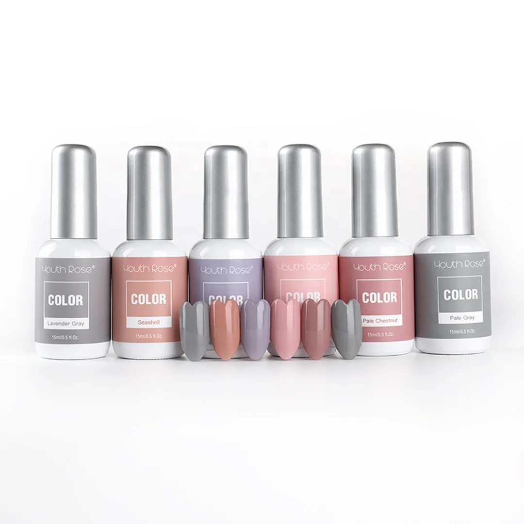 

Youth Rose Wholesale 6 Colors and 1 Base 1 Hardener 1 Top Nail Gel Polish