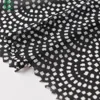 New Arrival Dot Print Elastic 4 Way Stretch Nylon Spandex Knitted Printing Mesh Fabric