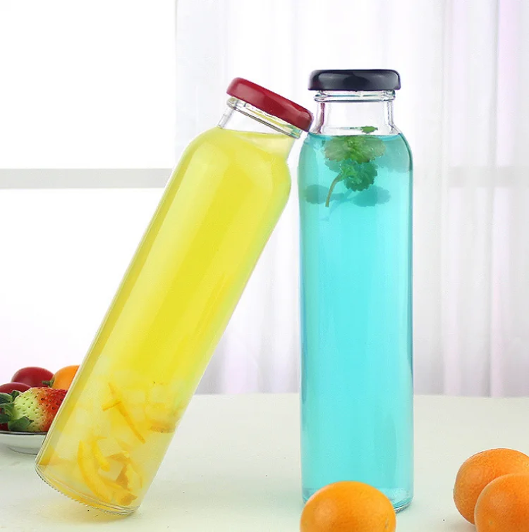 12 Oz Wholesale Clear Glass Juice Bottle Frescor Glass Juice Bottle