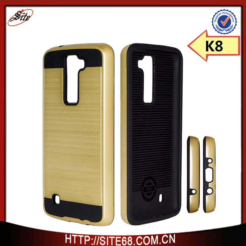 

New Products 2016 For LG K8 Case, Slim Brushed Aluminum Metal Case For LG K8 Mobile Phone Cover, Various colors are avaliable