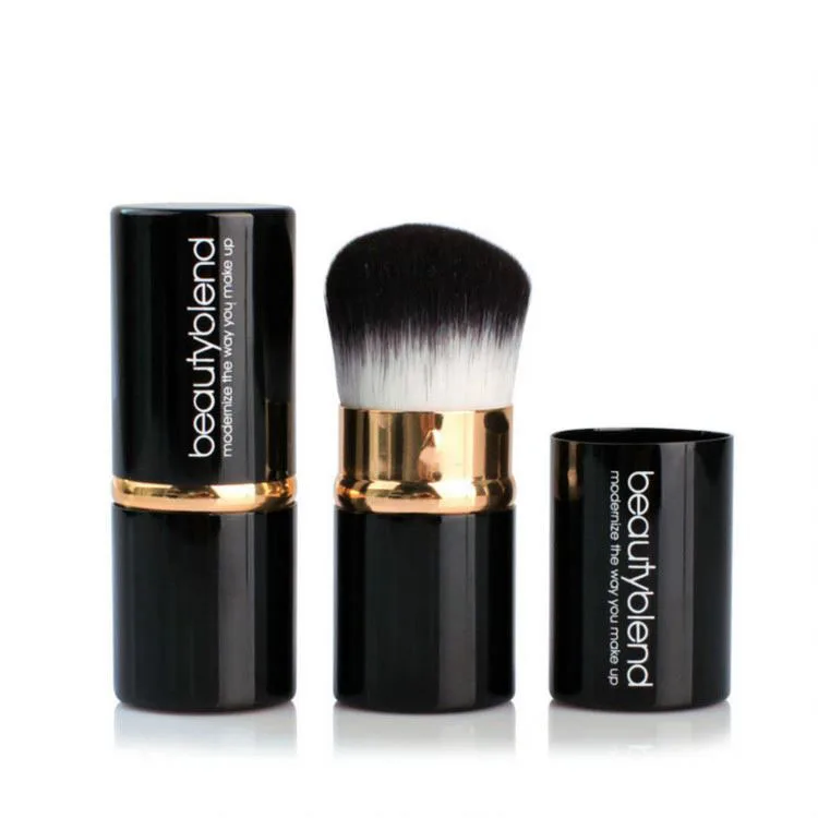 

BLD Makeup Brush Wholesale Aluminum Tube with Synthetic hair Foundation Powder Foundation cosmetic makeup Brush, Black