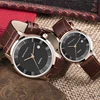 Sanda watches fashion slim waterproof quartz belt men and women couple watches