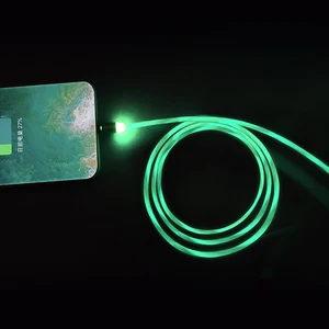 Flowing Light 2.4A Quick Charge Magnetic Micro USB Cable