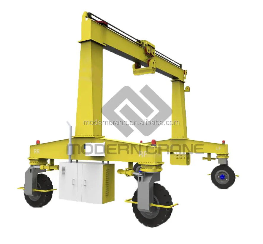 
High Quality SBR Single Beam Rubber Tired Gantry Crane 