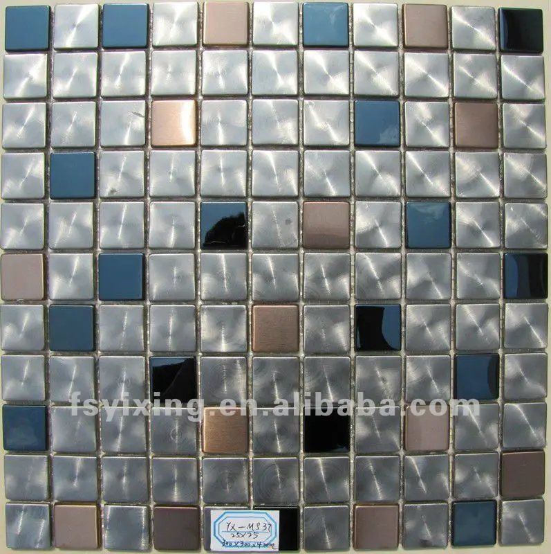 Ms37 Stainless Steel Metal Mosaic Backsplash Tiles Lowes Product On Alibaba Ms37 Stainless Steel Metal Mosaic Backsplash Tiles Lowes Product On Alibaba