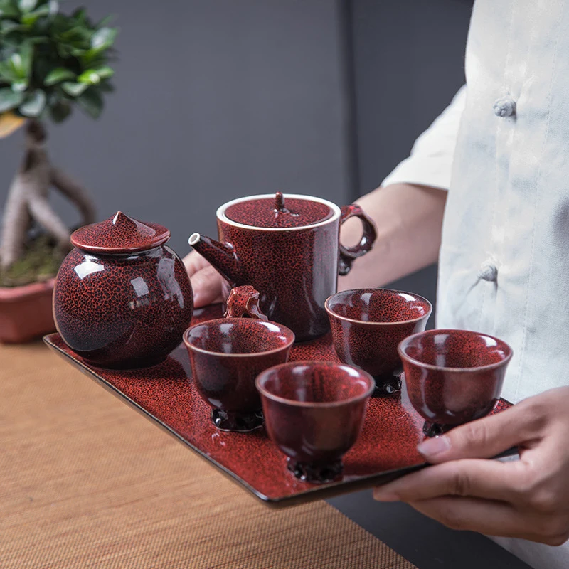 Traditional Chinese Ceramic Porcelain Home Tea Pot Sets Buy Chinese Tea Sets Product on