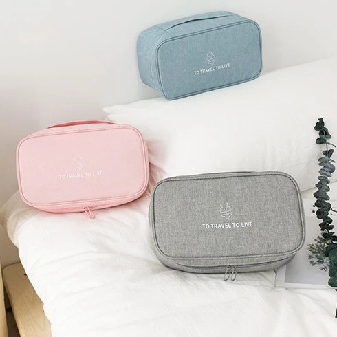 

New Design Portable Waterproof Underwear Travel Bra Storage Bag Organizer, Pink/blue/yellow/black/navy/beige/gray