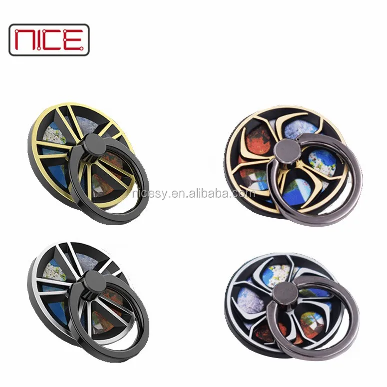 

2019 Fashion Design Rotatable Phone Holder Ring, Silver