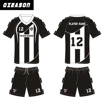 black soccer jerseys