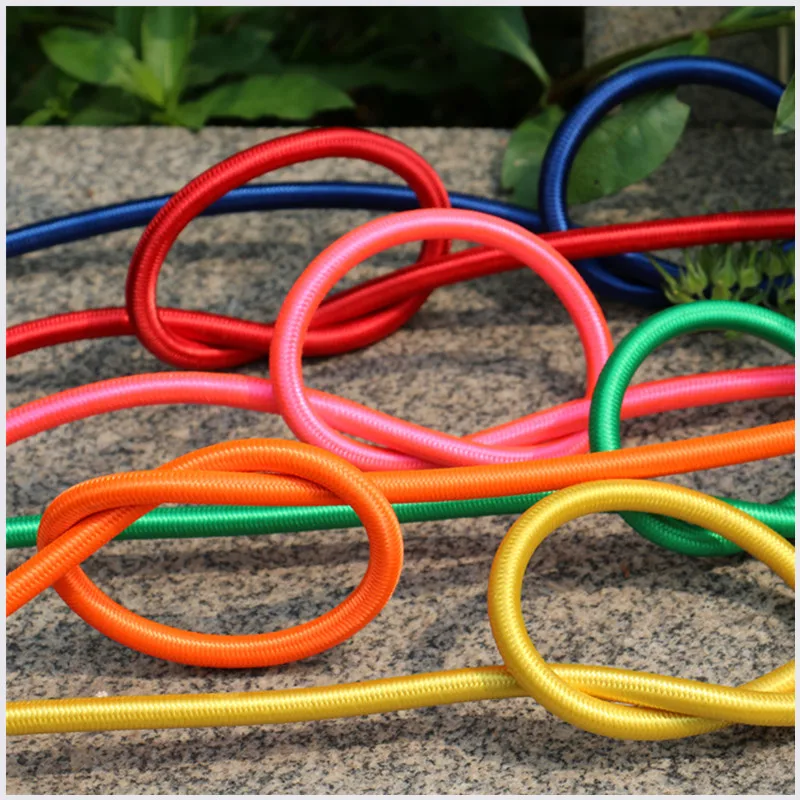Colored Elastic Draw Cords Rope Stretch Round Cord Bungee Jump Rope