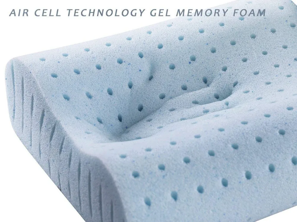 Cr Sleep Ventilated Cell Technology Contour Gel Air Memory Foam Bed