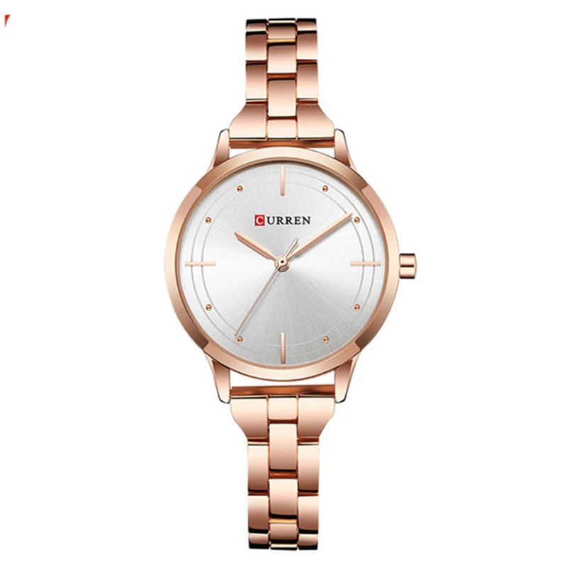 

CURREN Women Watches Top Brand Luxury Gold Ladies Watch Stainless Steel Band Classic Dress Bracelet Female Clock 9019