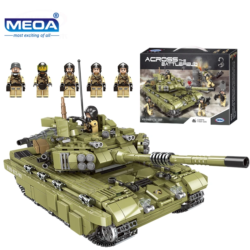 

Xingbao Blocks 06015 Scorpio Tiger Tank 1386pcs War Chariot Set Building Blocks Bricks Educational Toys Gift For Kid