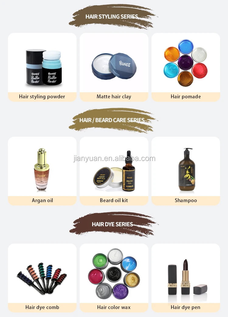 New Arrival Multicolor Professional Silver Color Hair Wax Private Label