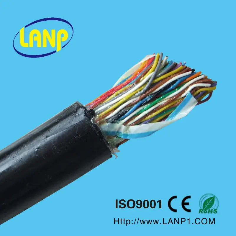 Jelly Filled Underground Telephone Cable Solid Copper Multipair 25200