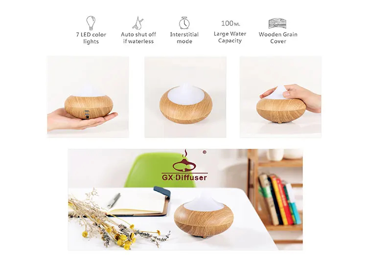 2018 Pureness Type Indoor Gx02k Wooden Fea Aroma Essential Oil