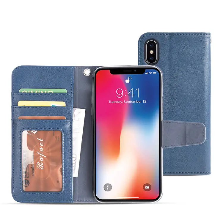 

New Arrivals Flip Leather Phone Wallet Case for iPhone XR, Multi option available