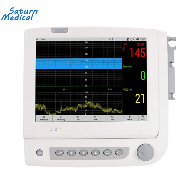 
Portable 12.1 inch LCD CTG maternal fetal monitor machine 