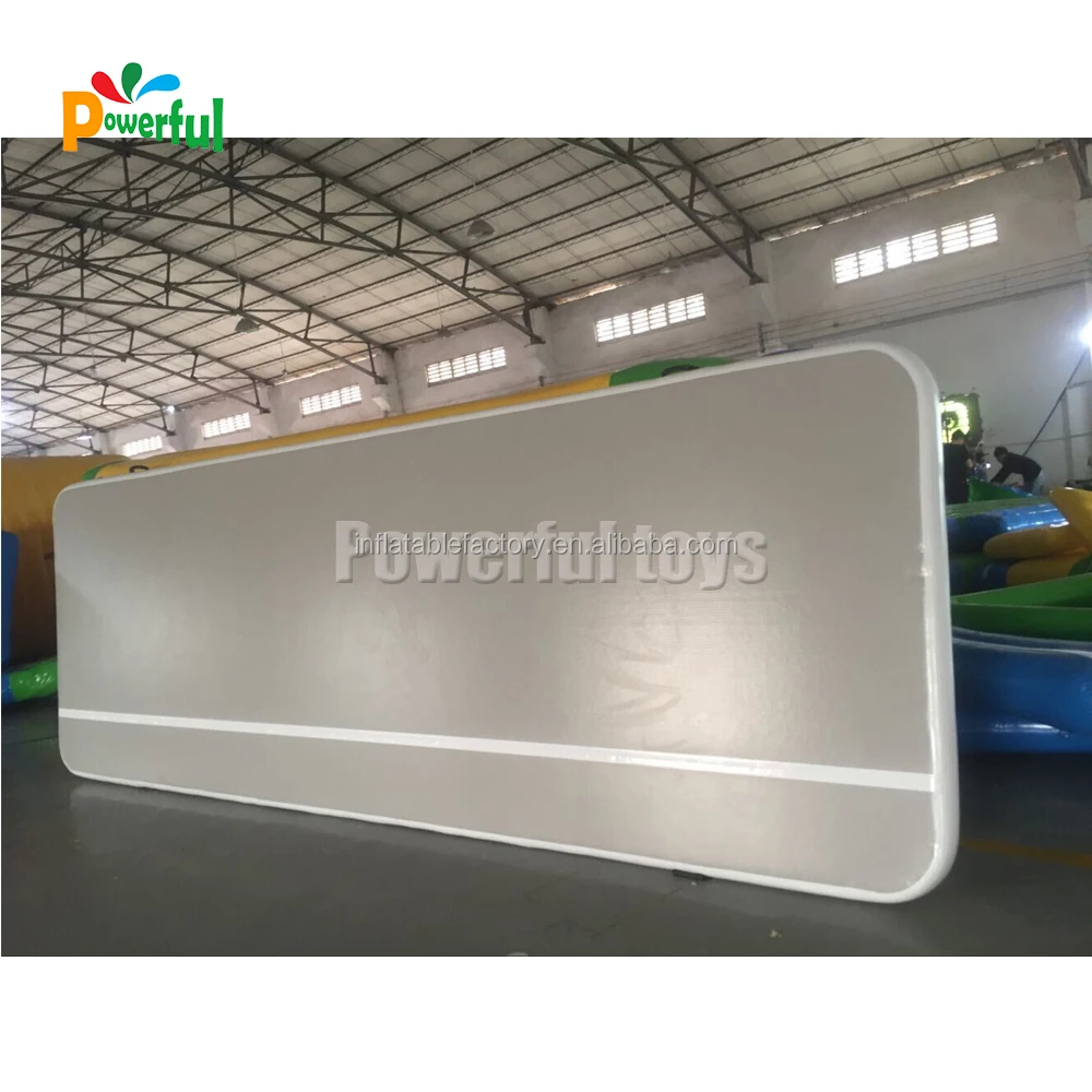 6m DWF material airtrack inflatable air track mat for gym