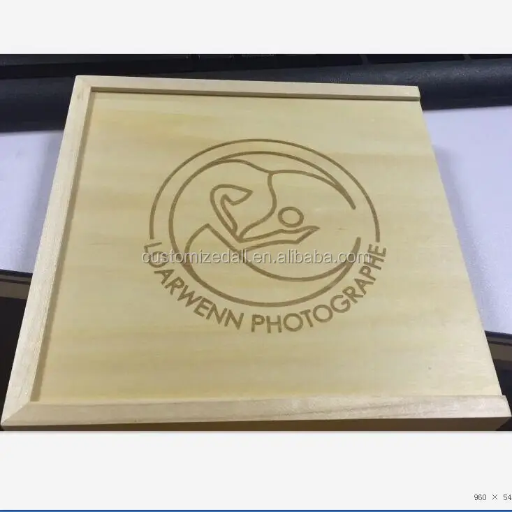 Custom Photo Unique Album Box USB Stick Wood 4GB 8GB 16GB 32GB Memory Stick Pendrive for Photography Wedding - ANKUX.COM