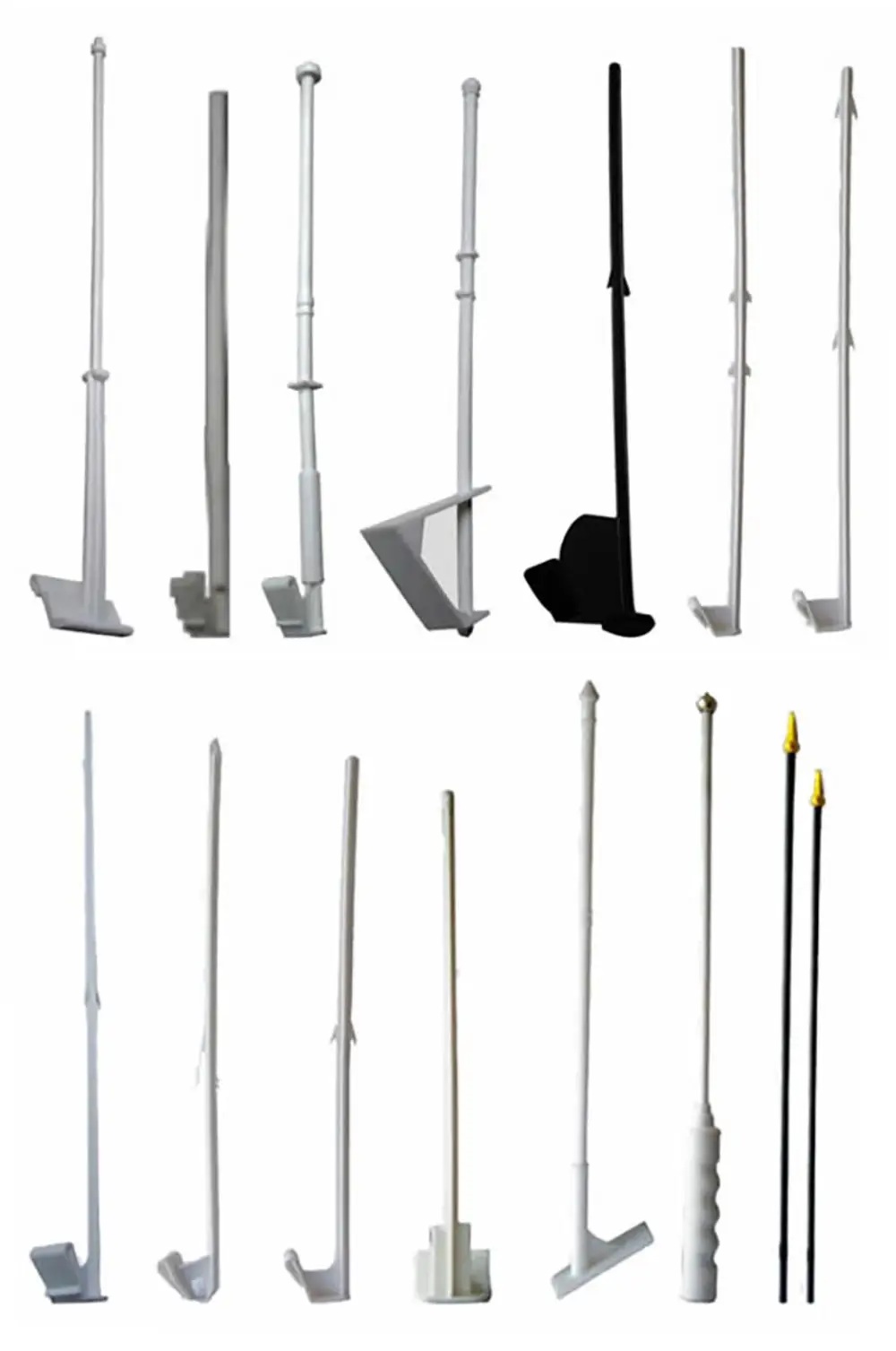 Hot Selling Variety Shape Car Flag Poles,Car Window Flag Sticks,Pole