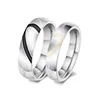Cheap Personalized Couples Jewelry Silver Heart Ring