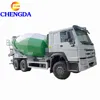 New/Used HOWO 6x4 6 8 10 12 cubic meters Cement Concrete Mix Mixer Mixing Truck With Pump For Sale Price