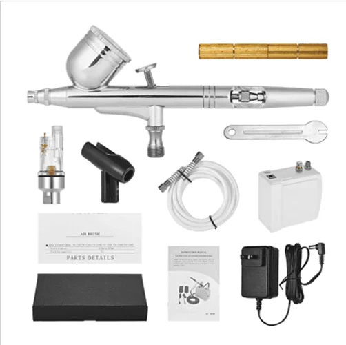 

New Gravity Feed Dual Action Airbrush Air Compressor Kit