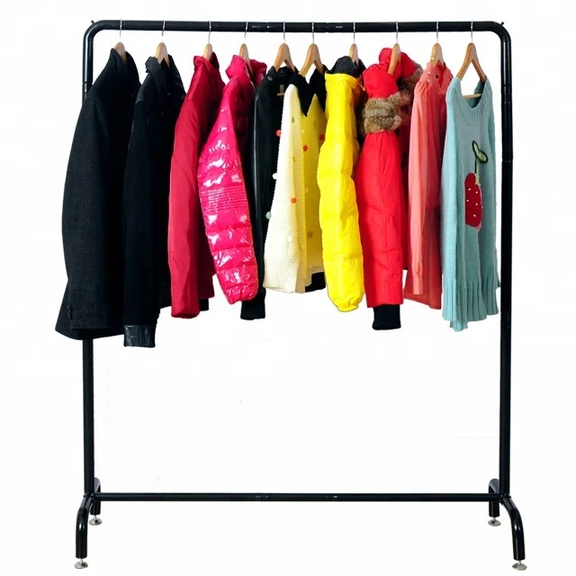 

Factory direct manufactured clothes display shelf clothes rack metal display clothes rack, Black;white;blue;pink or customized