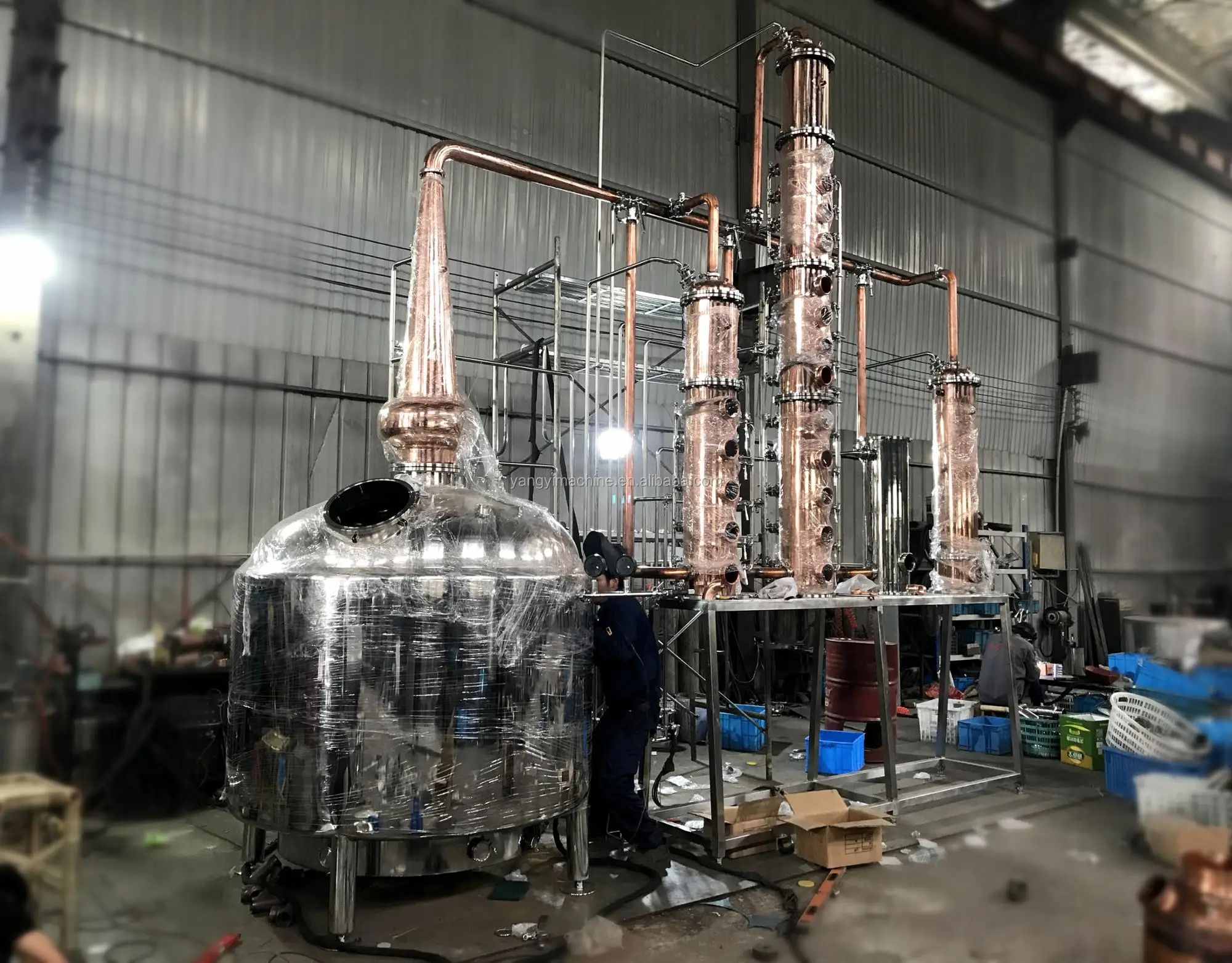 1000l Ethanol Vodka Distillery For Sale With Copper Distillation Column
