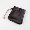 wholesale draw string gift bag Promotional custom logo PU leather game dice pouch