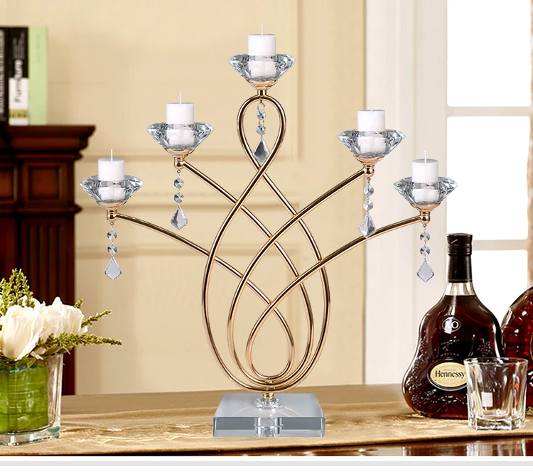 Home Goods Crystal Metal Christmas Tree Longstemmed Glass Decorative Metal Rose Gold Copper