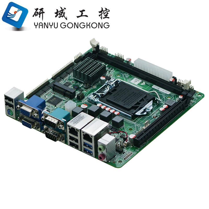 

ITX-P81E VER:1.5 Intel LGA1150 i3 i5 i7 H81 PCIE X16 2 DDR3 8 COM Industrial Grade Dual VGA Motherboard Mini ITX motherboard